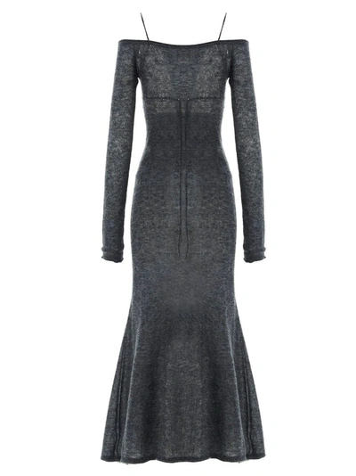 Shop Jacquemus Women's Grey Dress