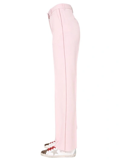 Shop Golden Goose Women's Pink Wool Pants