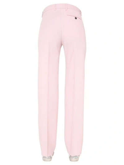 Shop Golden Goose Women's Pink Wool Pants