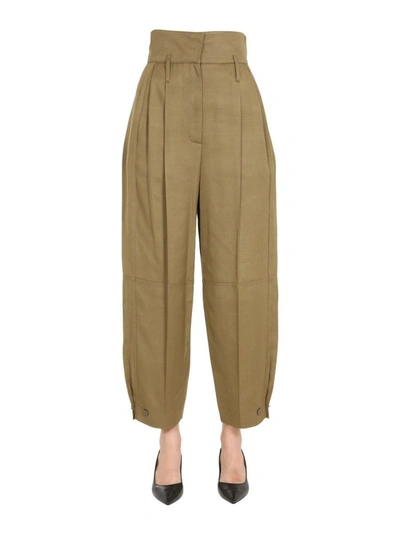 Shop Givenchy Women's Green Viscose Pants