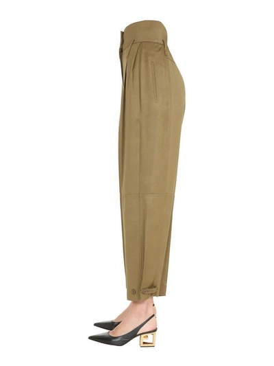Shop Givenchy Women's Green Viscose Pants