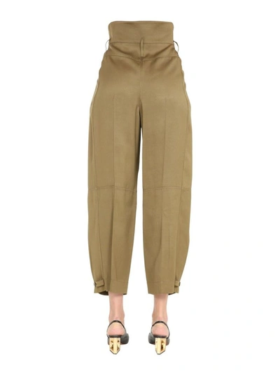 Shop Givenchy Women's Green Viscose Pants