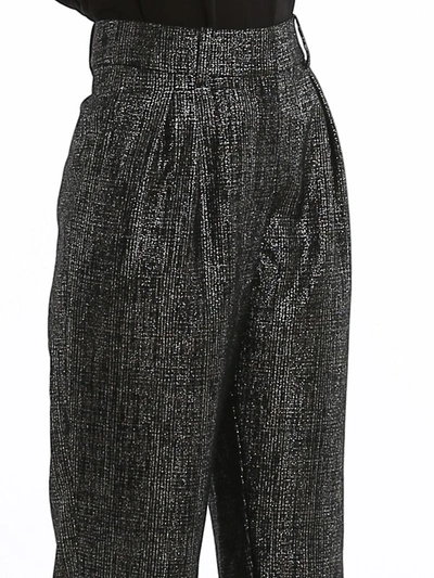 Shop Balmain Women's Black Wool Pants