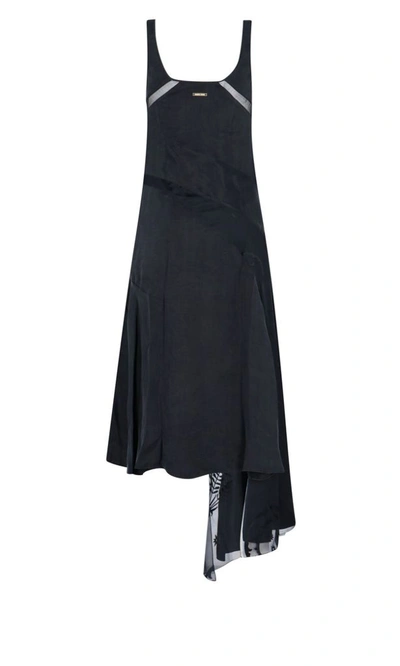 Shop Marine Serre Women's Black Viscose Dress