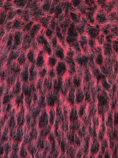 Shop Saint Laurent Women's Fuchsia Wool Cardigan In Pink