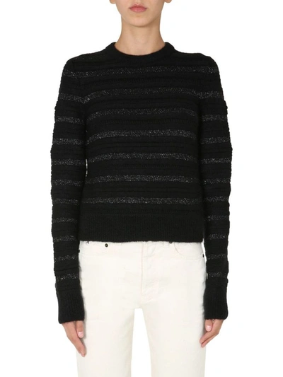 Shop Saint Laurent Women's Black Sweater