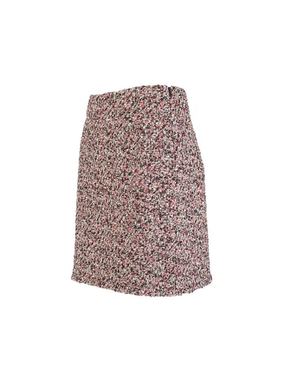 Shop Bottega Veneta Women's Pink Cotton Skirt