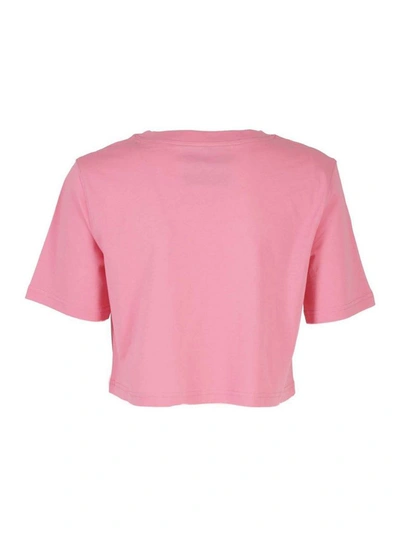 Shop Moschino Women's Pink Cotton T-shirt