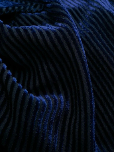 Shop Fendi Women's Blue Viscose Dress