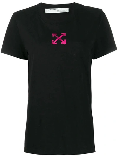 Shop Off-white Women's Black Cotton T-shirt