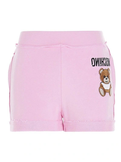 Shop Moschino Women's Pink Other Materials Shorts