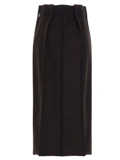 Shop Fendi Women's Brown Other Materials Skirt