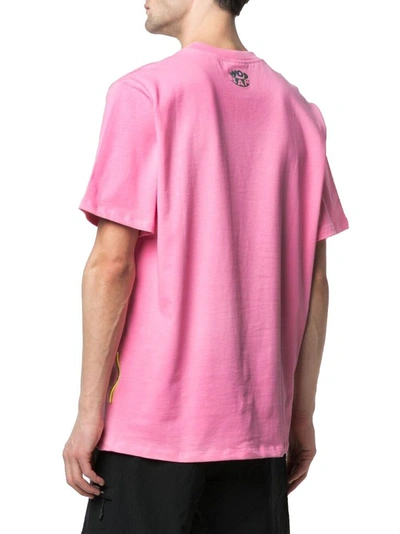 Shop Barrow Women's Pink Cotton T-shirt
