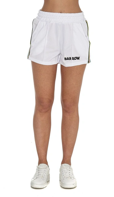 Shop Barrow Women's White Cotton Shorts