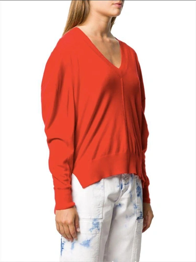 Shop Stella Mccartney Women's Red Wool Sweater