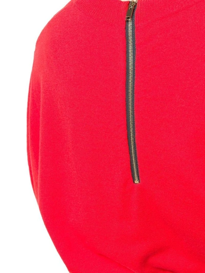 Shop Stella Mccartney Women's Red Wool Sweater