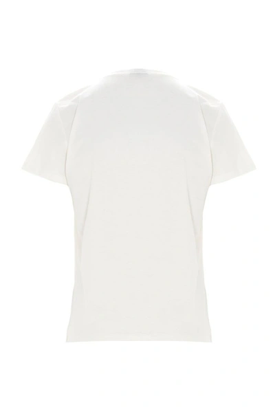 Shop Pinko Women's White Cotton T-shirt