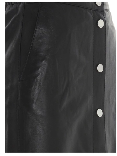 Shop Karl Lagerfeld Women's Black Polyester Skirt