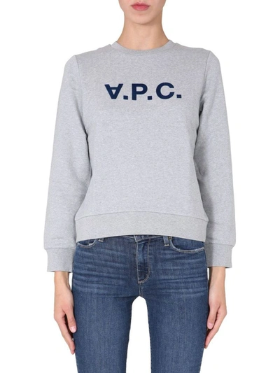 Shop Apc A.p.c. Women's Grey Sweatshirt