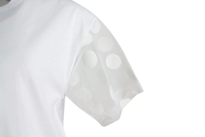 Shop Fabiana Filippi Women's White Cotton T-shirt