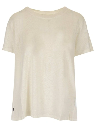 Shop Woolrich Women's White Other Materials T-shirt