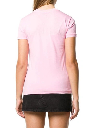 Shop Chiara Ferragni Women's Pink Cotton T-shirt
