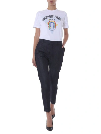 Dsquared2 Dsquared Round Neck T Shirt In White