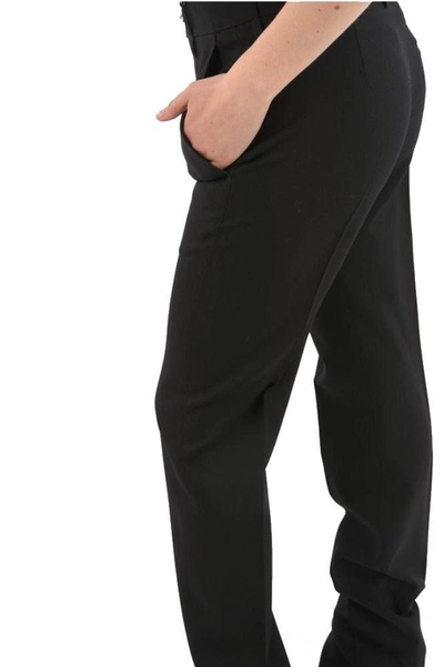 Shop Bottega Veneta Women's Black Wool Pants