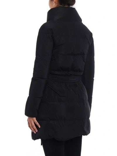 Shop Aspesi Women's Black Polyester Down Jacket
