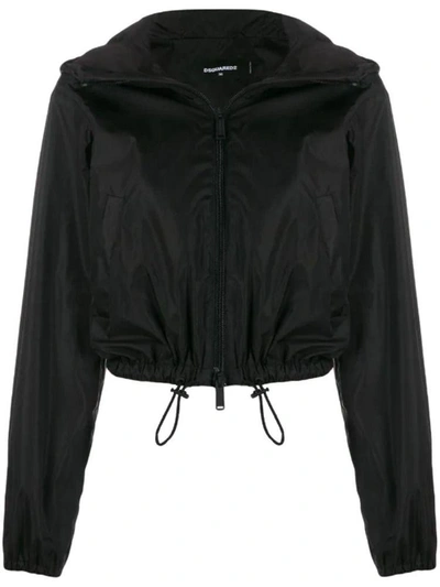 Shop Dsquared2 Women's Black Polyester Outerwear Jacket