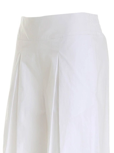 Shop Pinko Women's White Cotton Pants