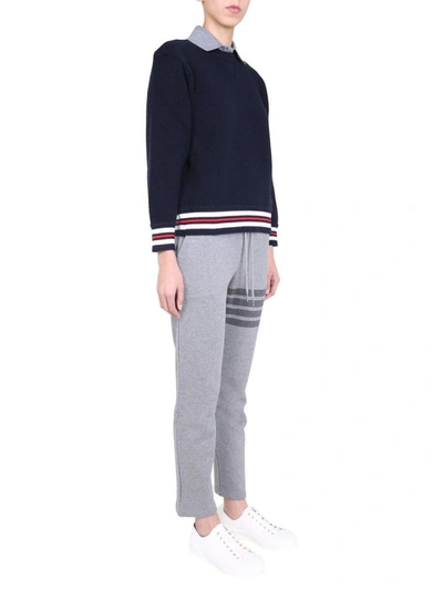 Shop Balenciaga Women's Blue Sweater