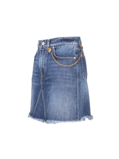 Shop Givenchy Women's Blue Other Materials Skirt