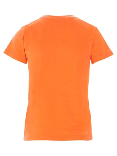 Shop Apc A.p.c. Women's Orange Cotton T-shirt