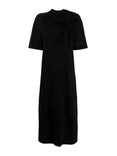 Shop Maison Margiela Women's Black Cotton Dress