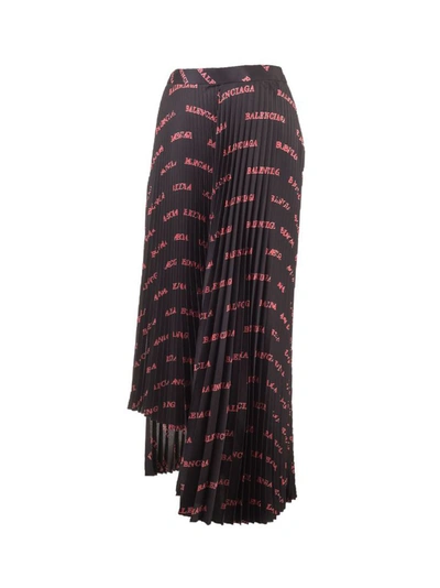 Shop Balenciaga Women's Black Polyester Skirt