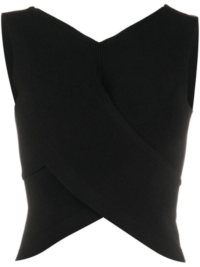 Shop Off-white Women's Black Fabric Top