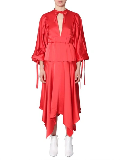 Shop Self-portrait Women's Red Polyester Dress