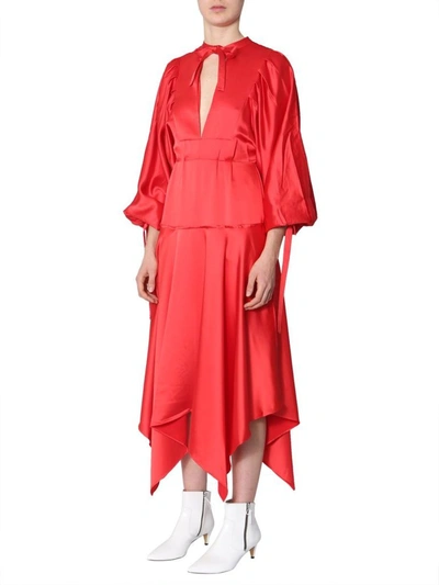 Shop Self-portrait Women's Red Polyester Dress