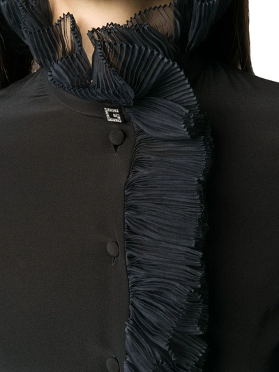 Shop Gucci Women's Black Silk Blouse