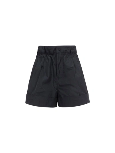 Shop Moncler Women's Black Polyester Shorts