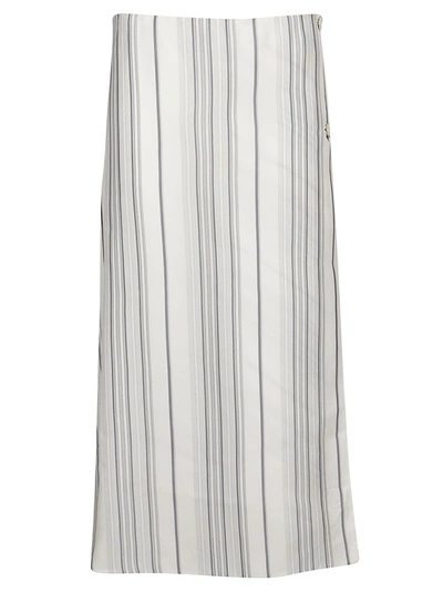 Shop Jil Sander Women's White Viscose Skirt