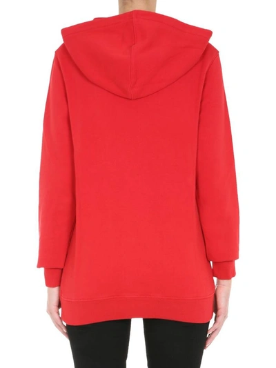 Shop Moschino Women's Red Cotton Sweatshirt