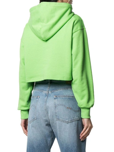 Shop Chiara Ferragni Women's Green Cotton Sweatshirt