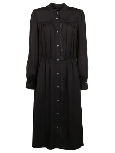 Shop Calvin Klein Women's Black Viscose Dress