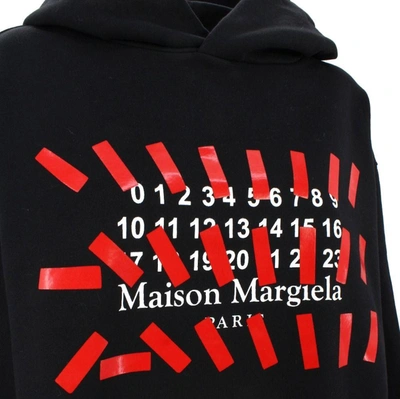 Shop Maison Margiela Black Sweatshirt