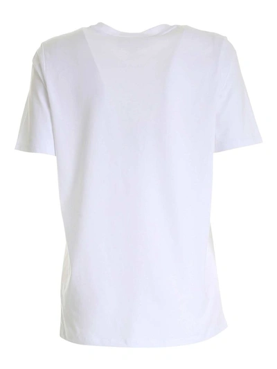 Shop Michael Kors Women's White Cotton T-shirt