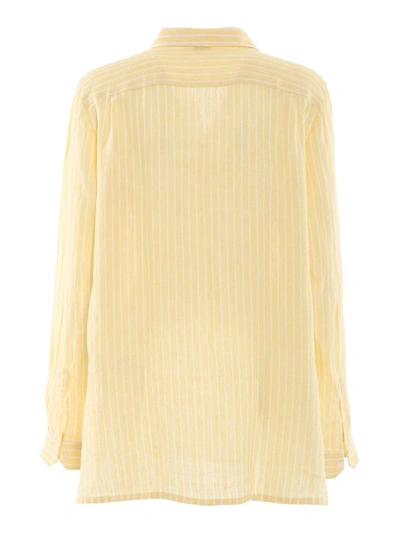 Shop Fay Women's Yellow Linen Blouse