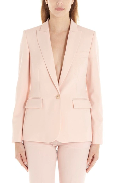 Shop Stella Mccartney Women's Pink Wool Blazer