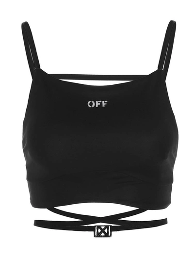 Shop Off-white Women's Black Polyester Top